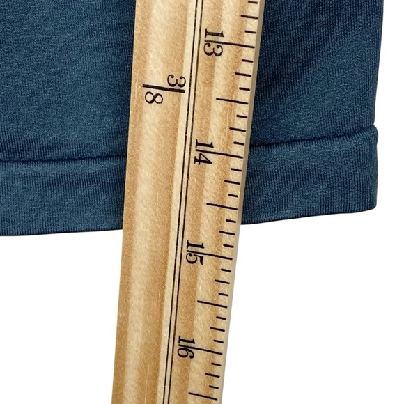 NWT Blanqi Hipster Support Capri Leggings Storm Blue Sz M Workout Gym - Picture 12 of 12